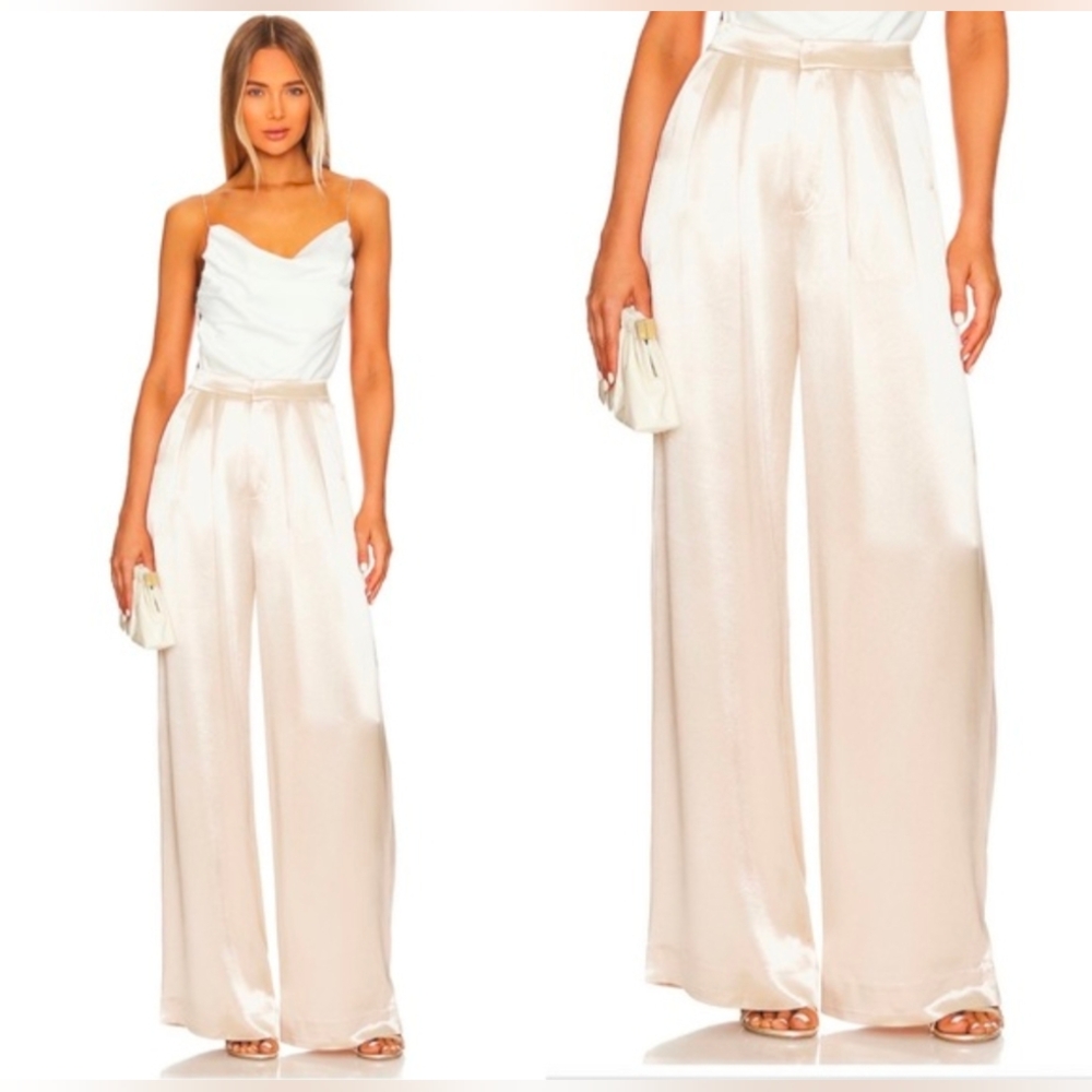 NONchalant Label Paris Wide Leg Pant in Blush